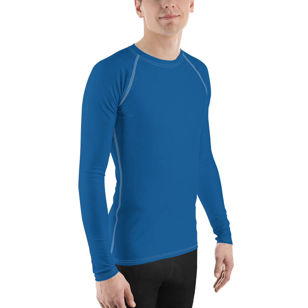 Water Blue Men's Rash Guard