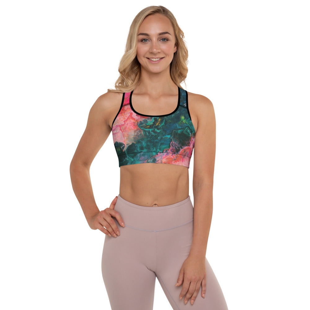 Feel the Borboleta Padded Sports Bra