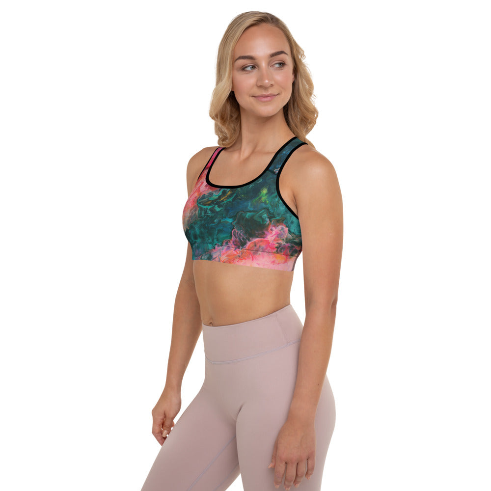 Feel the Borboleta Padded Sports Bra