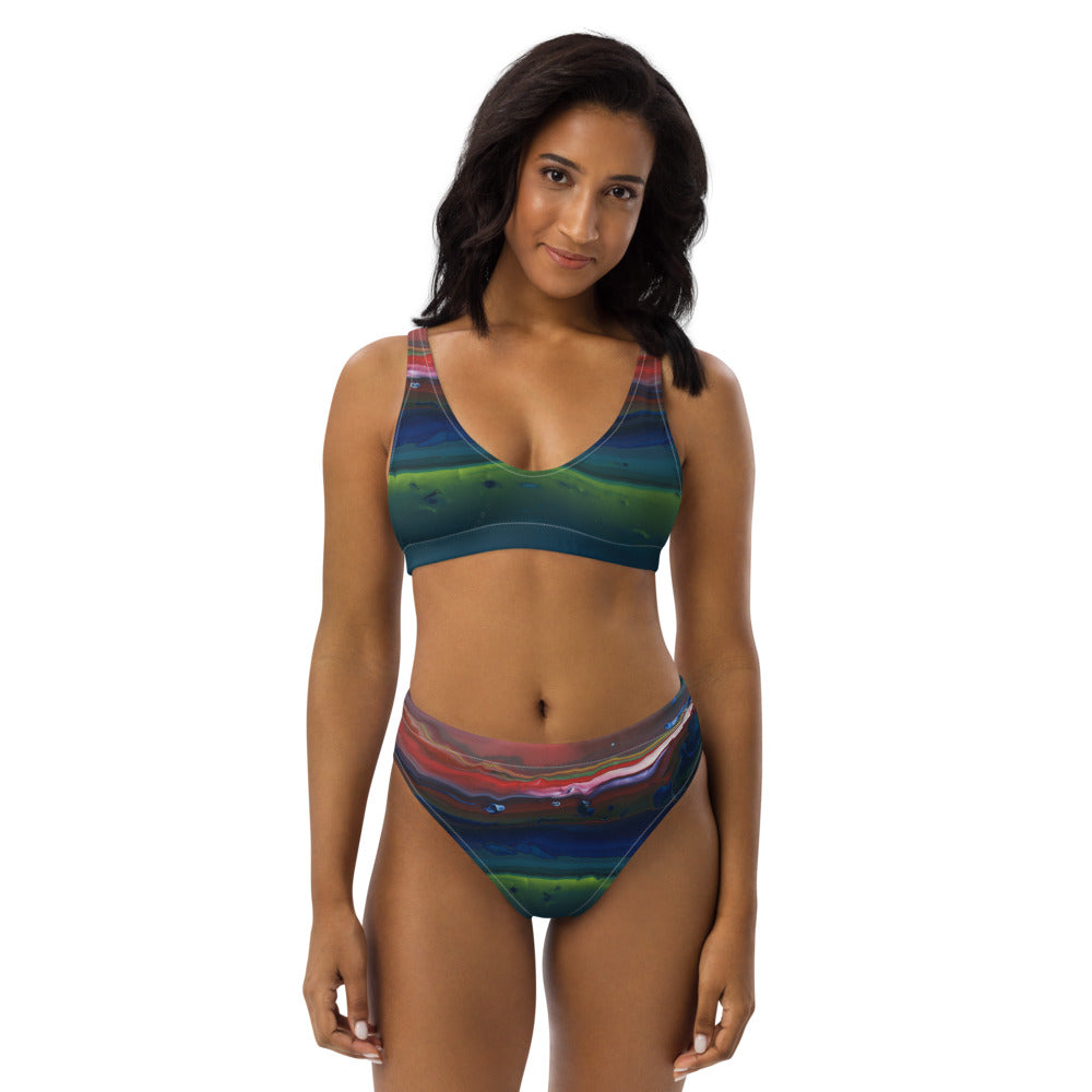 Northern Light Recycled High-Waisted Bikini