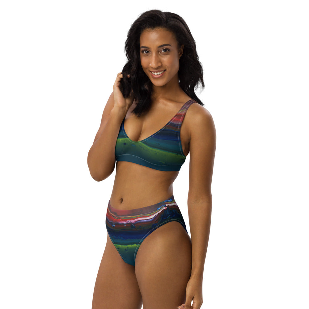 Northern Light Recycled High-Waisted Bikini