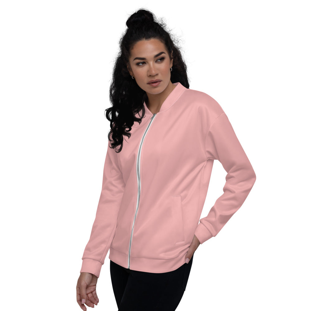 Pink Petal Unisex Bomber Jacket