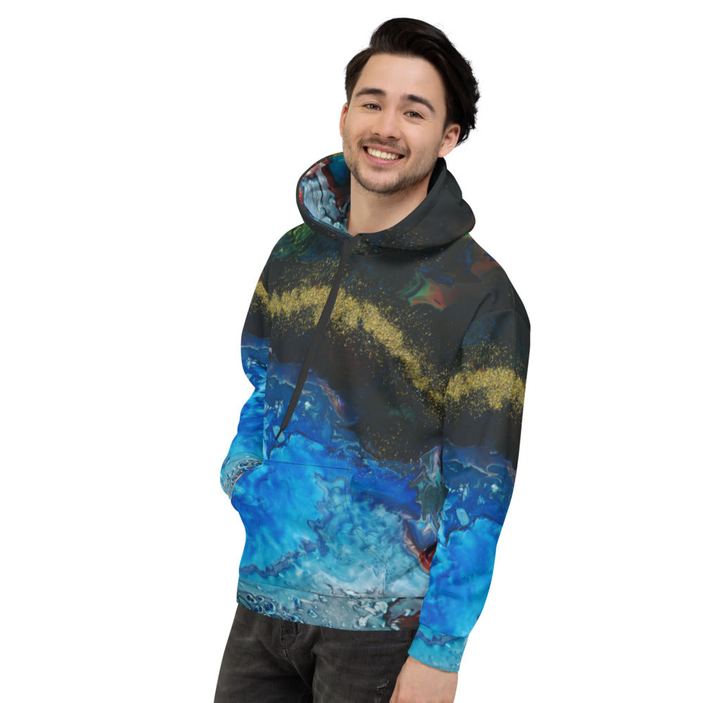 Gold Stream Unisex Hoodie