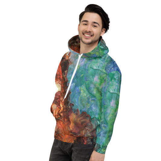 Aura Splash Unisex Hoodie