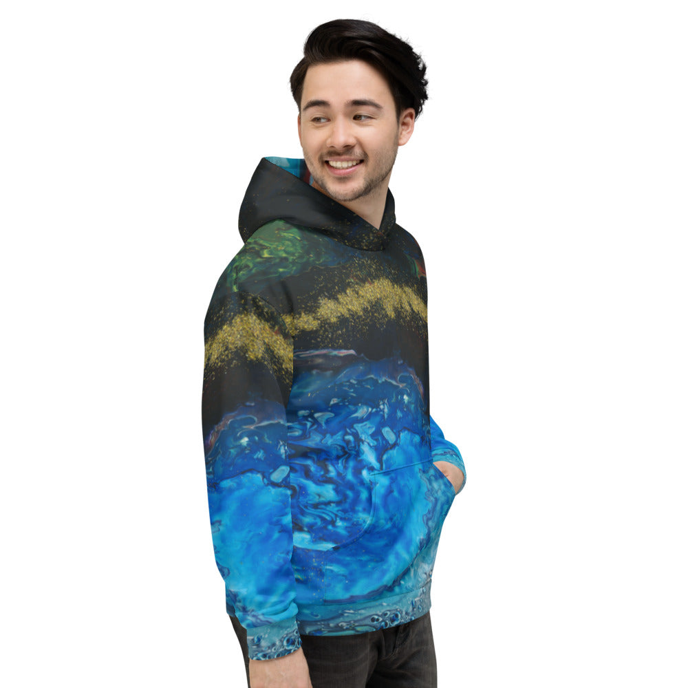 Gold Stream Unisex Hoodie