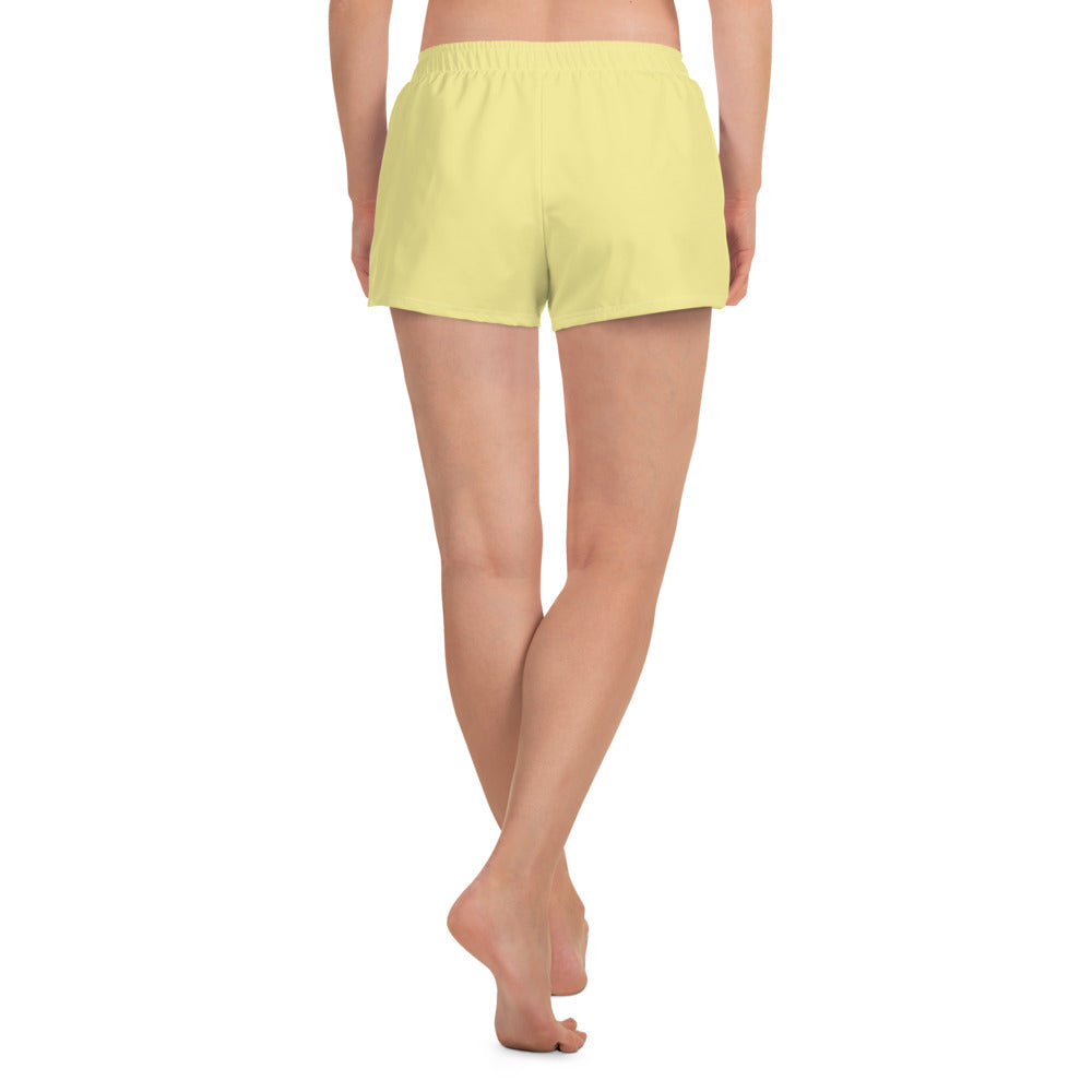Butter Yellow Athletic Short Shorts