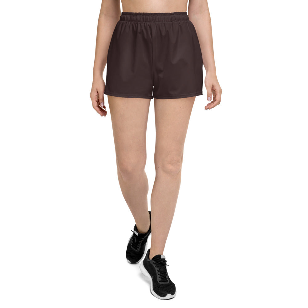 Chocolate Brown Athletic Short Shorts