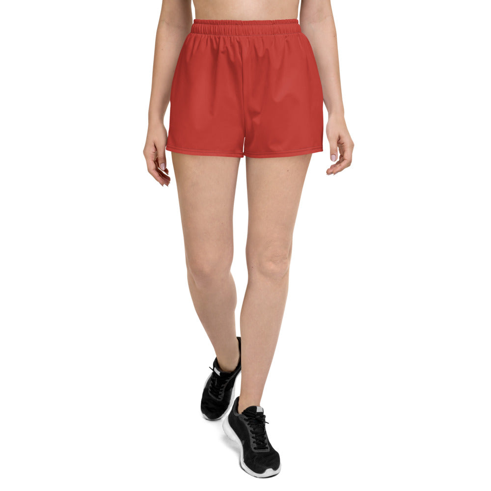 Cherry Red Athletic Short Shorts