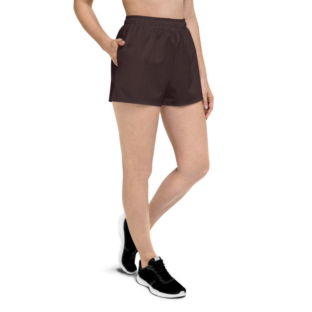 Chocolate Brown Athletic Short Shorts