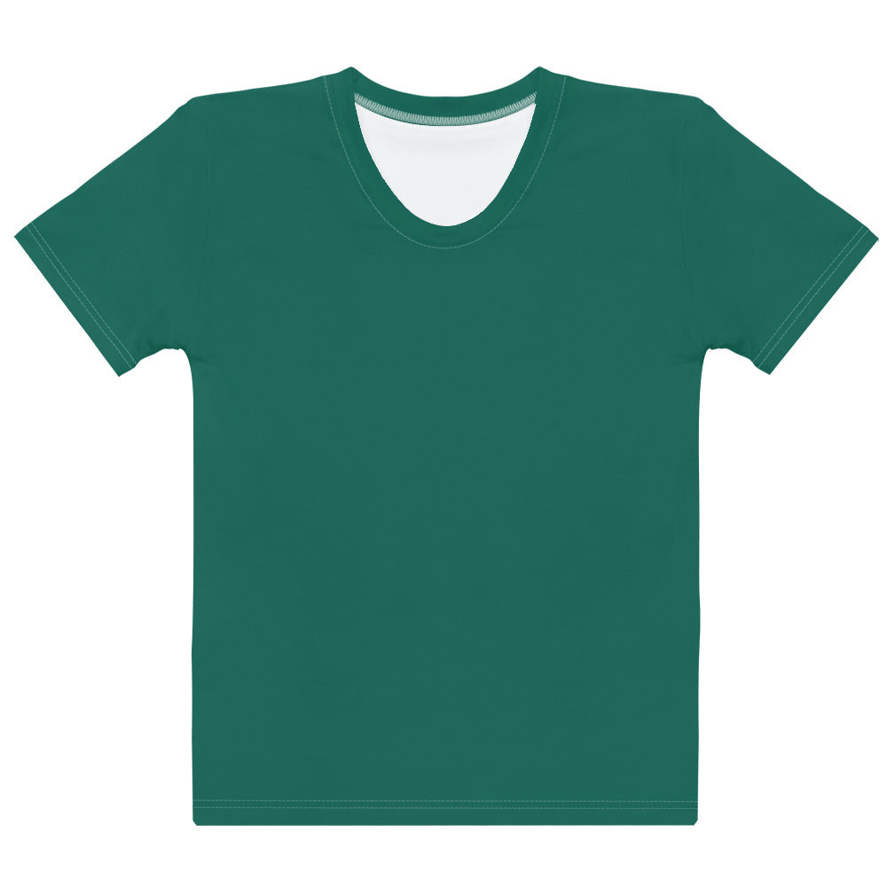 Bright Green Fitted Crew Neck T-Shirt