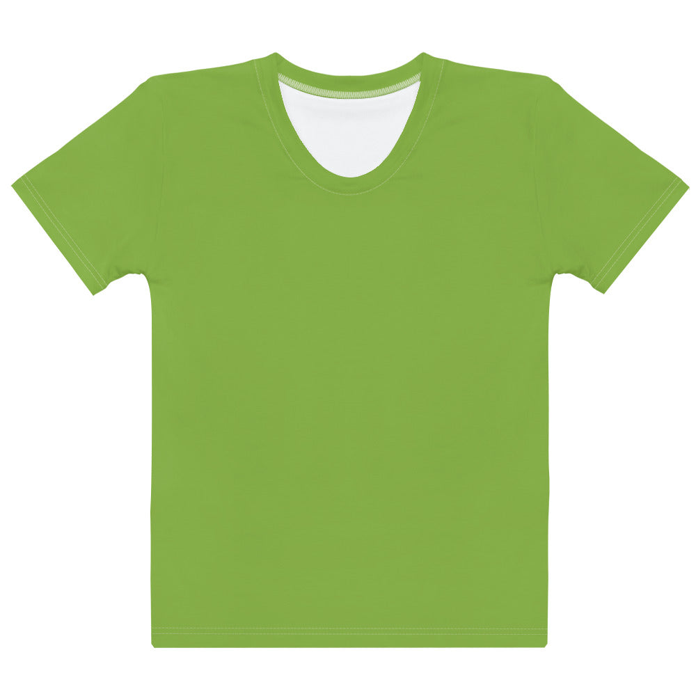 Green Grass Fitted Crew Neck T-Shirt