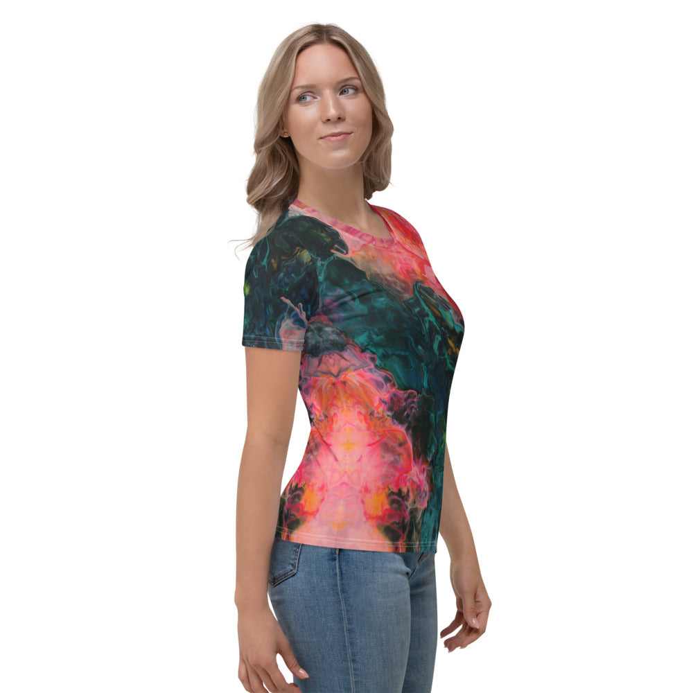 Feel the Borboleta Fitted Crew Neck T-Shirt