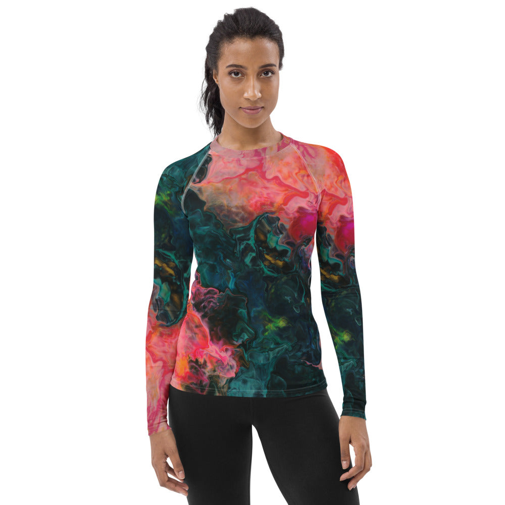 Feel the Borboleta Women's Rash Guard