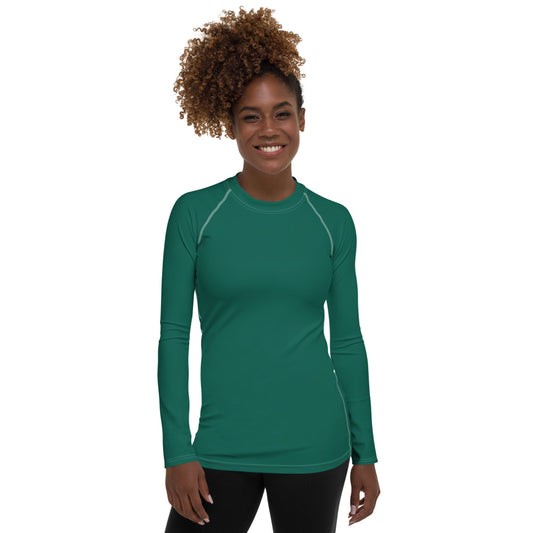 Bright Green Women's Rash Guard