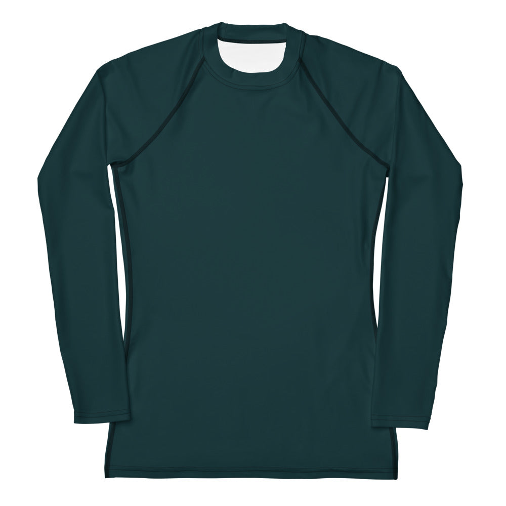 Sea Green Women's Rash Guard