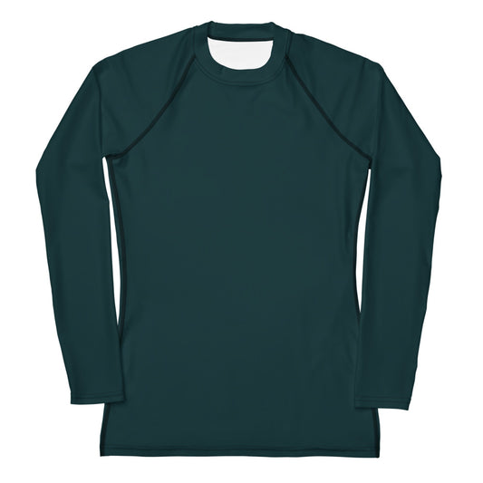 Sea Green Women's Rash Guard