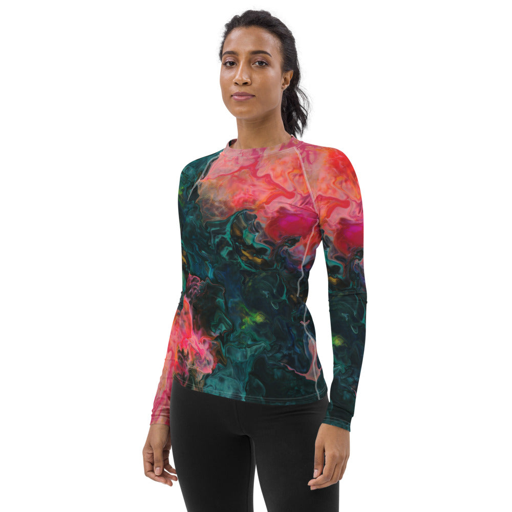 Feel the Borboleta Women's Rash Guard