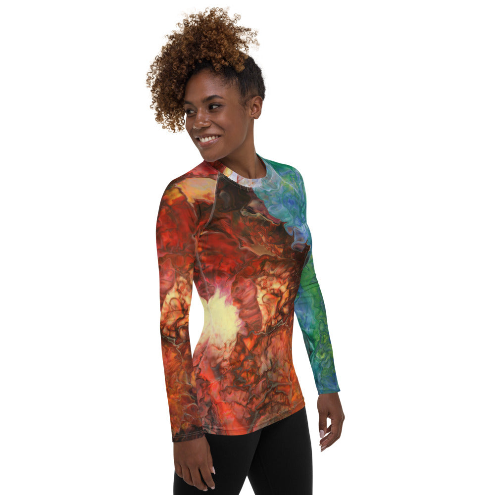 Aura Splash Women's Rash Guard
