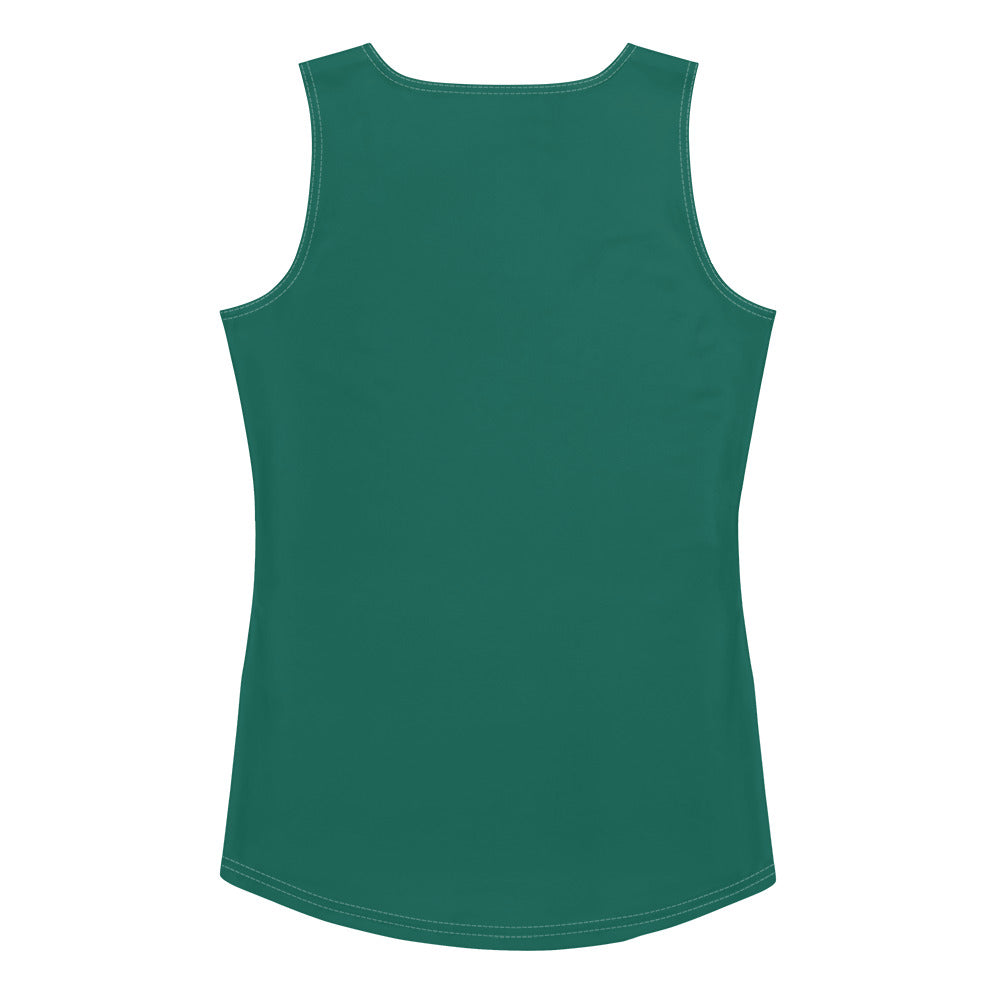 Bright Green Fitted Tank Top