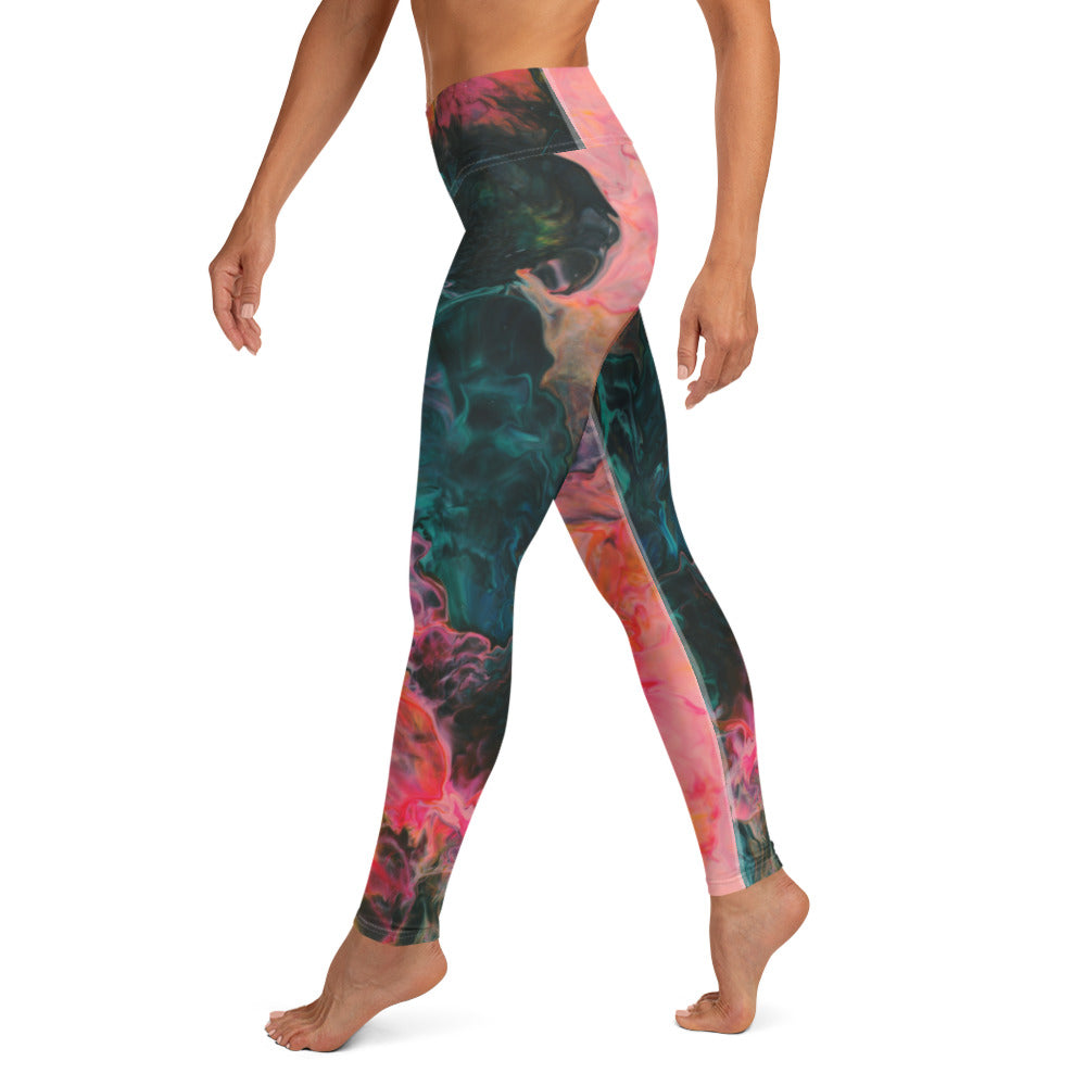 Feel the Borboleta Blue  Lounging Leggings