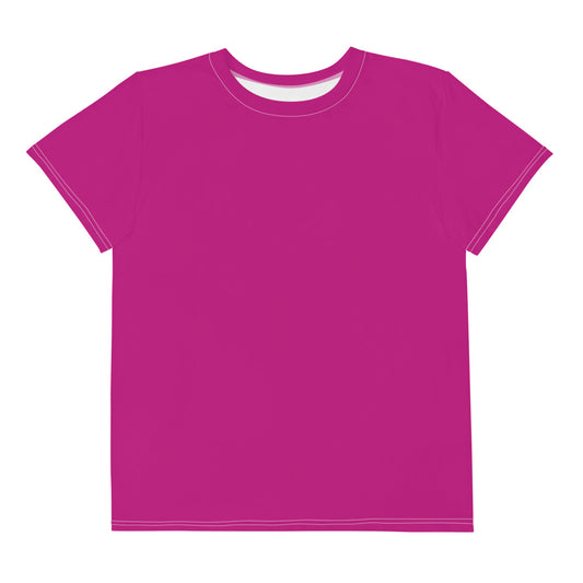 Fabulous Fuchsia Youth Crew Neck T-Shirt
