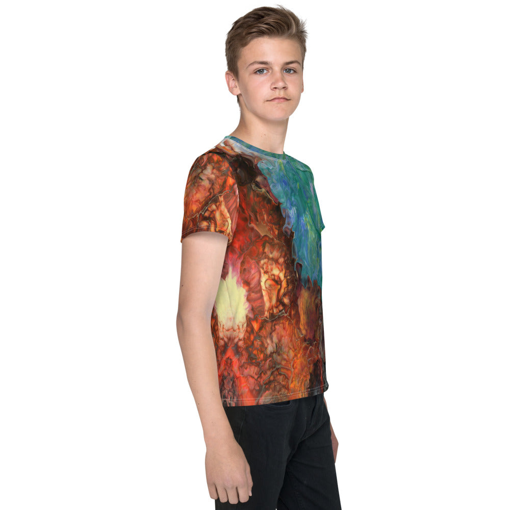 Aura Splash Youth Crew Neck T-Shirt