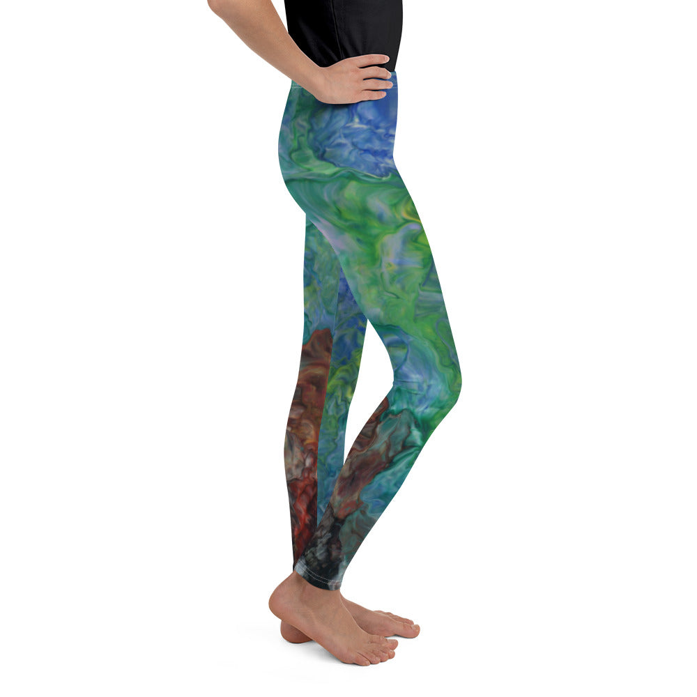Aura Splash Water Youth Leggings