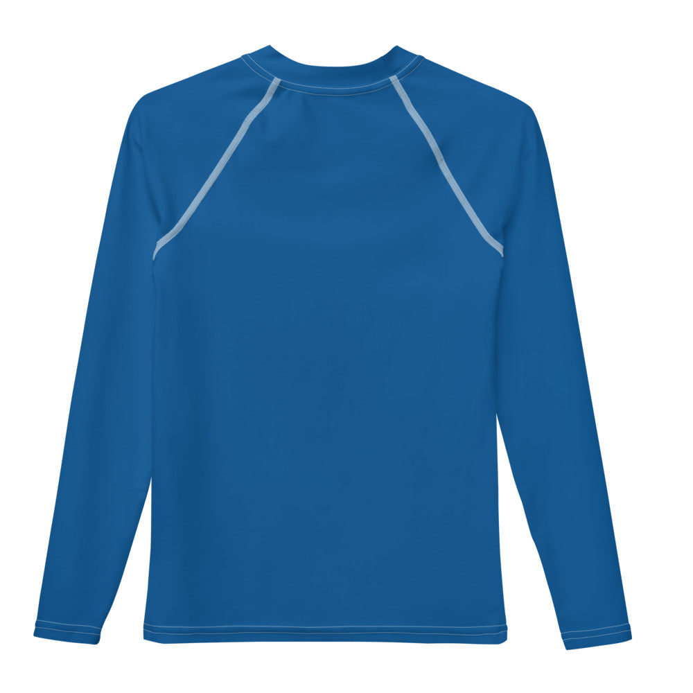 Water Blue Youth Rash Guard