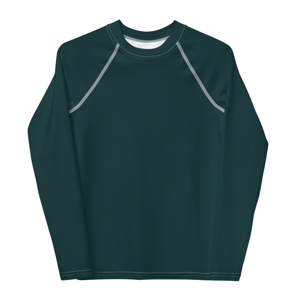 Sea Green Youth Rash Guard