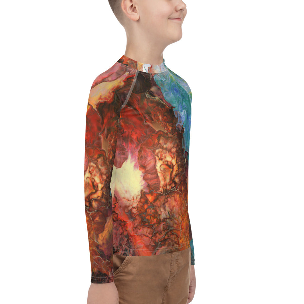 Aura Splash Youth Rash Guard