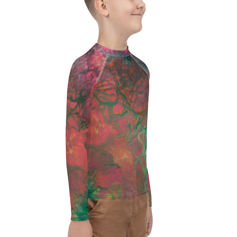 Bright Cameron Youth Rash Guard