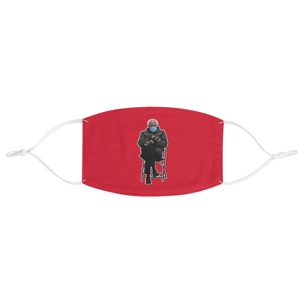 Red Bernie Fabric Face Mask