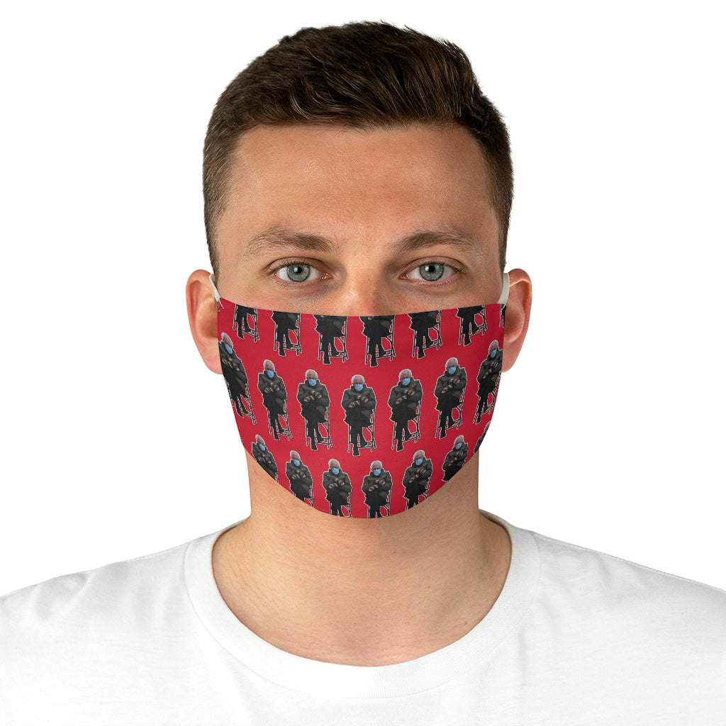 Red Multi-Bernie Fabric Face Mask