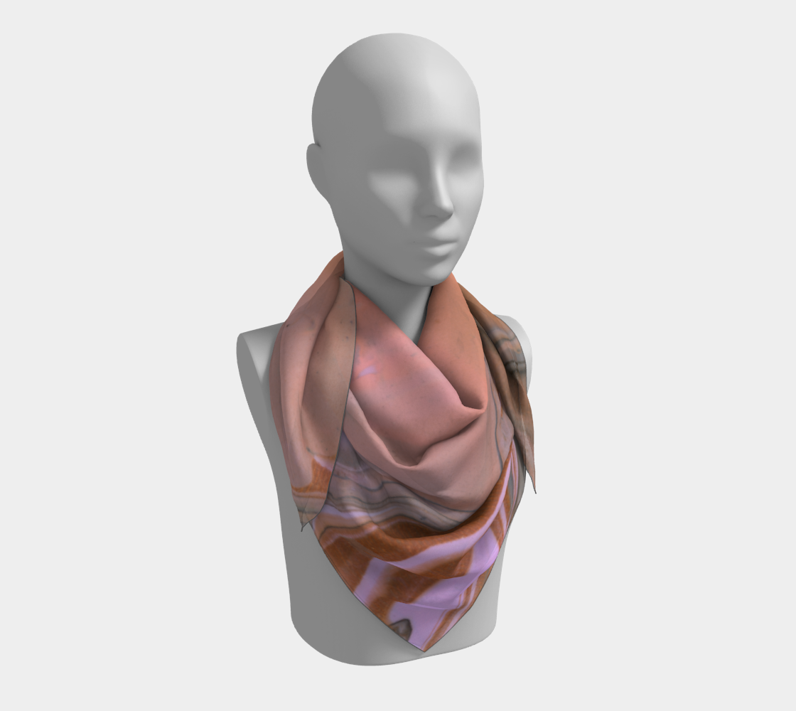 Bronze Indecision Square Scarf