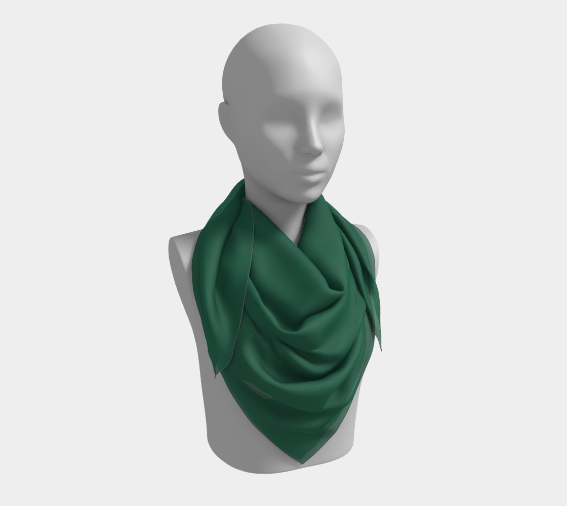 Bright Green Square Scarf
