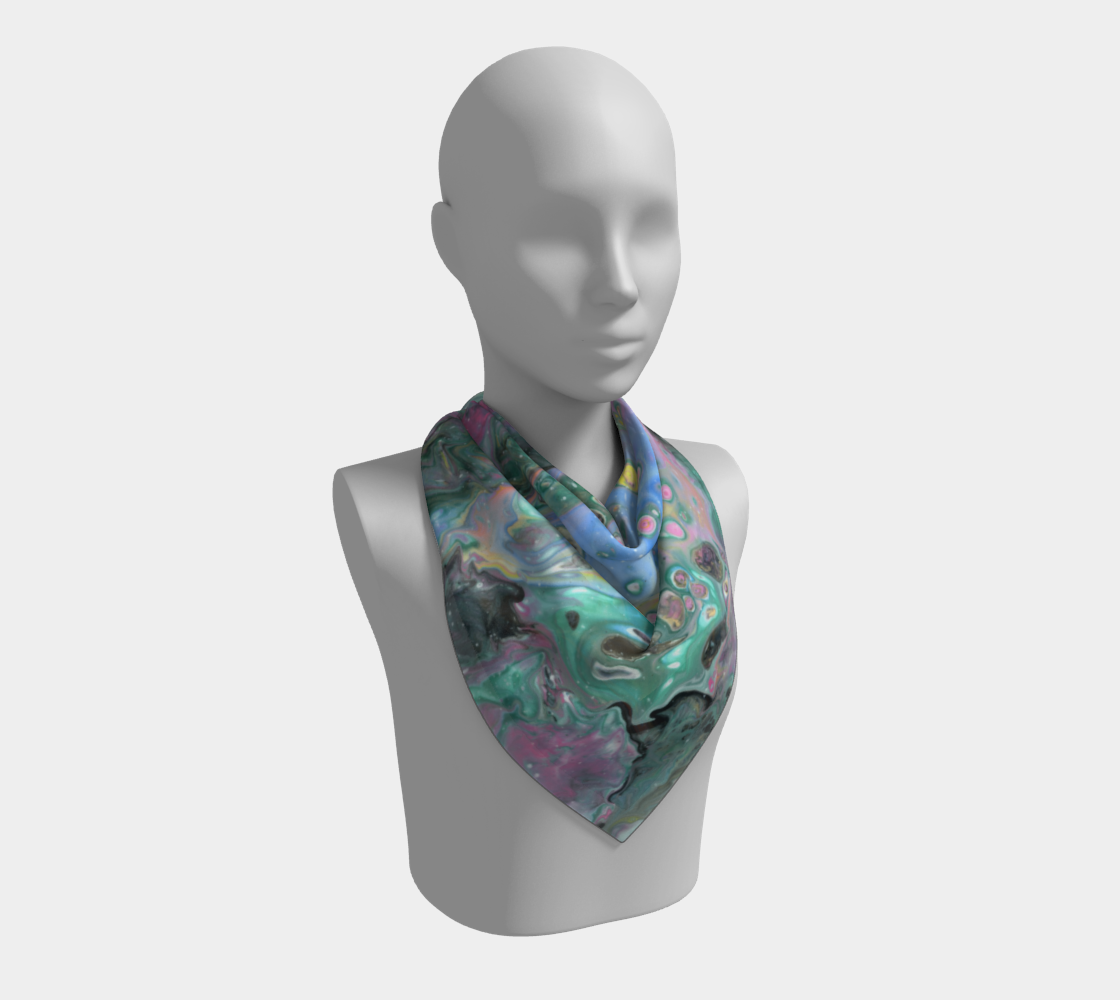 Radioactive Pastel Square Scarf