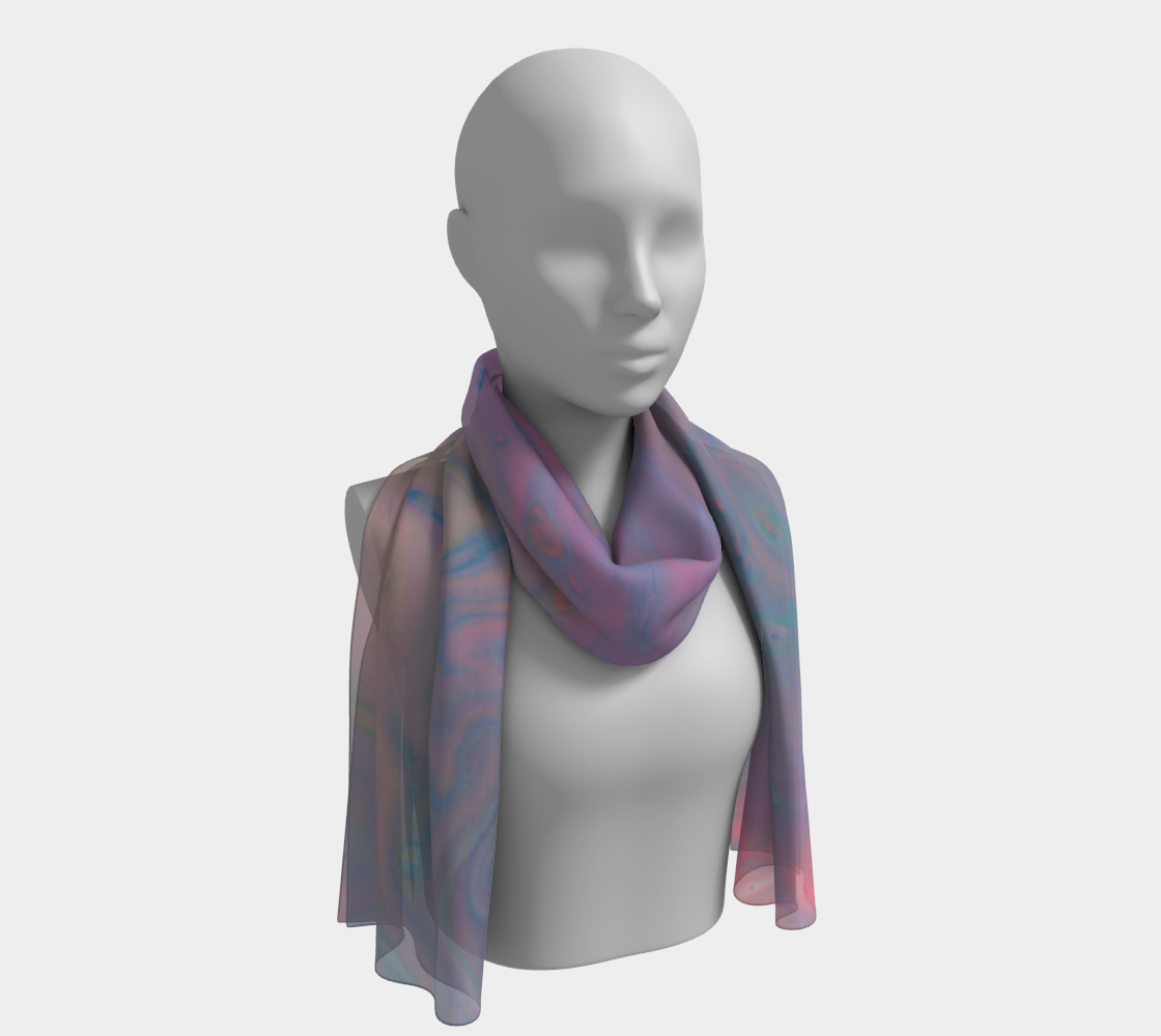 Pastel Swamp Long Scarf