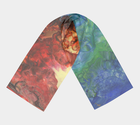Aura Splash Long Scarf
