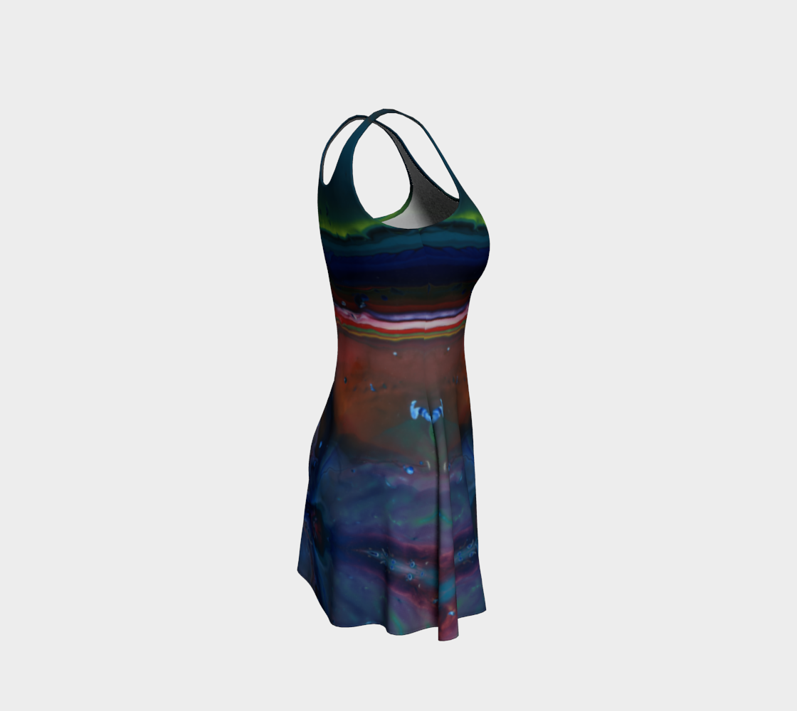 Northern Light Flare Dress