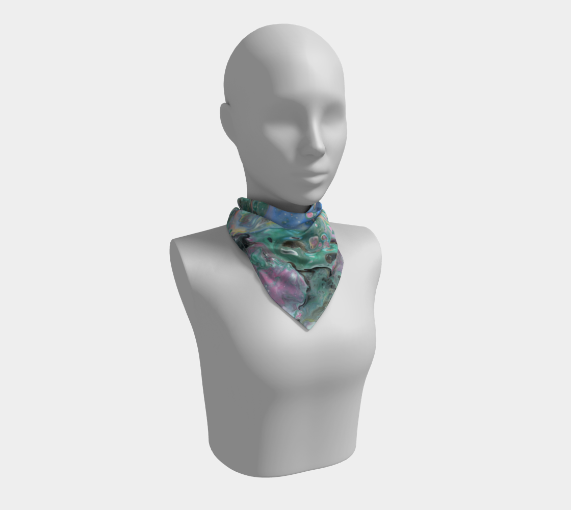 Radioactive Pastel Square Scarf