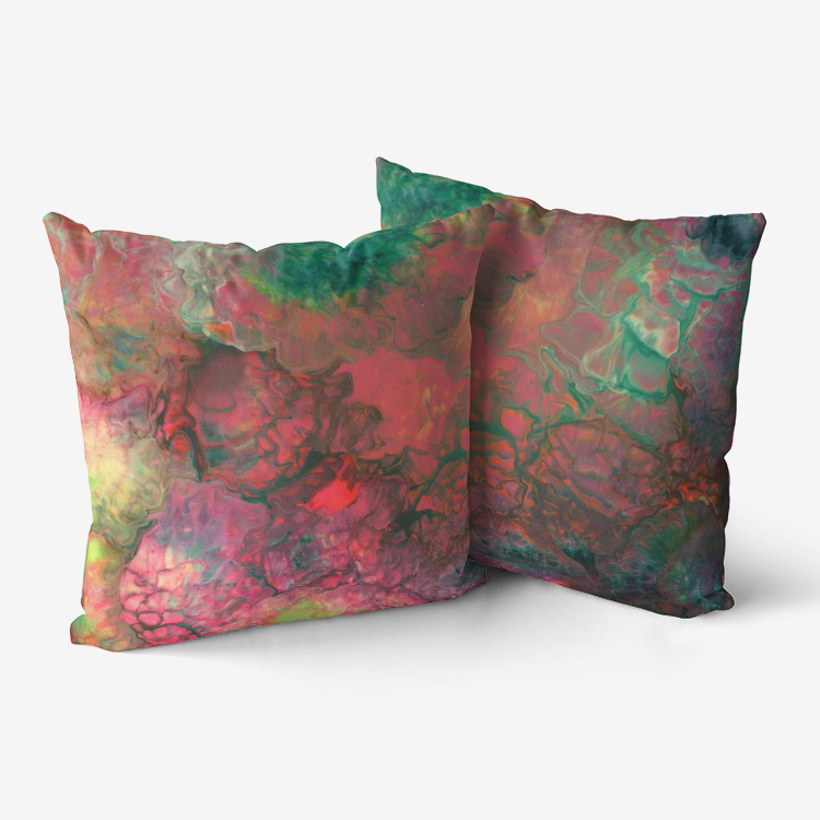 Home Goods Premium Hypoallergenic Throw Pillow - Bright Cameron | Unique Art