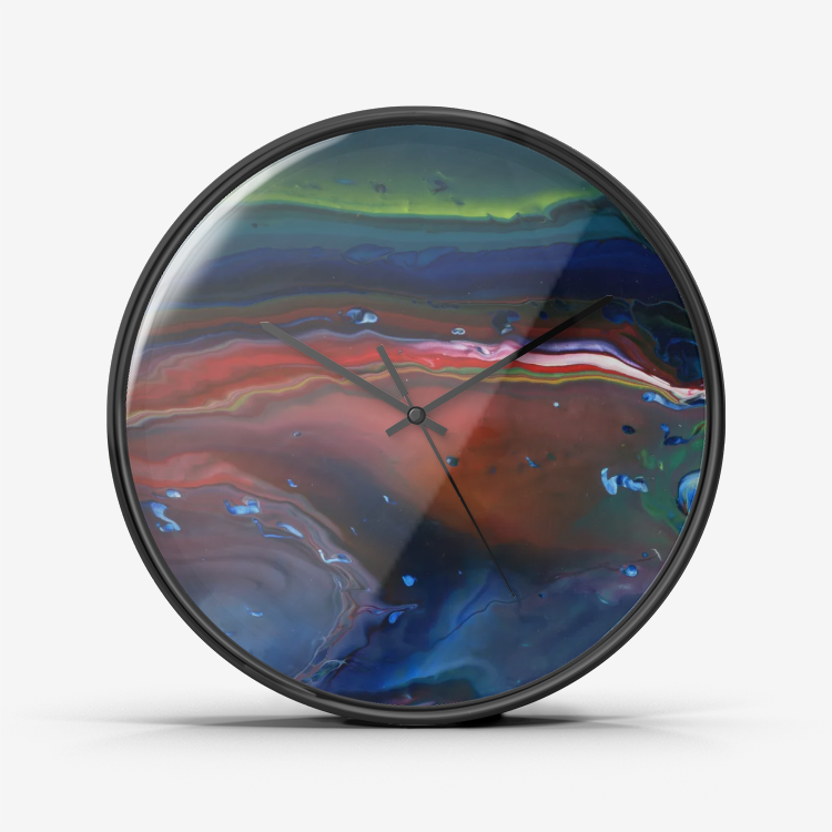 Northern Light Numberless Silent Wall Clock
