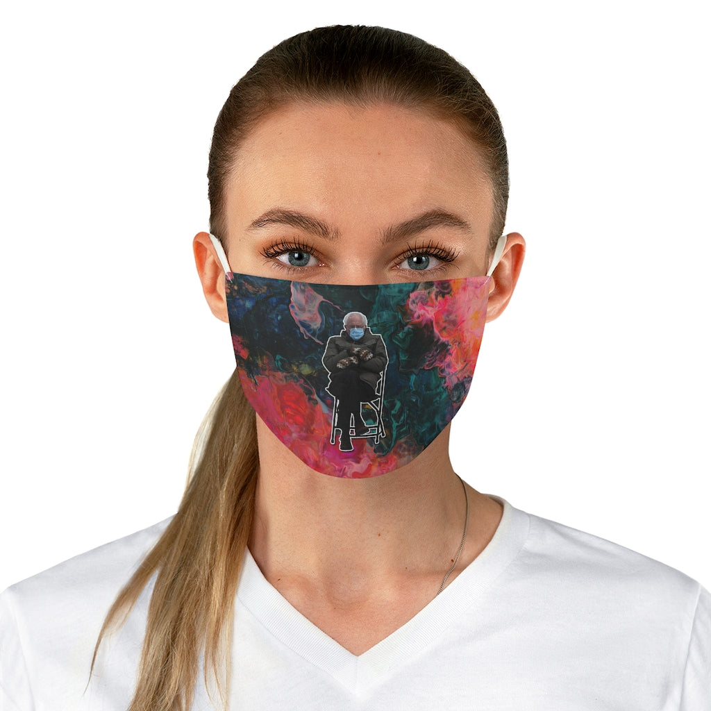Bernie on Feel the Borboleta Fabric Face Mask