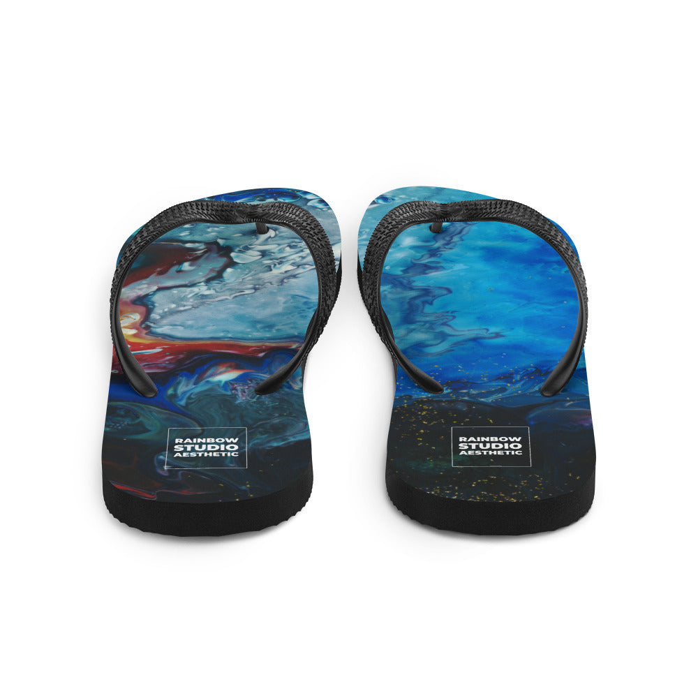 Gold Tooth Rainbow Brand Flip-Flops