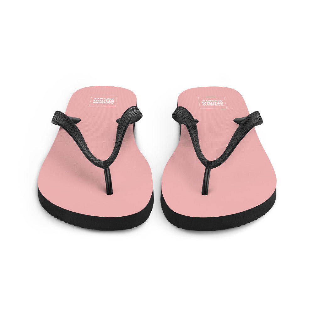 Pink Petal Rainbow Brand Flip-Flops