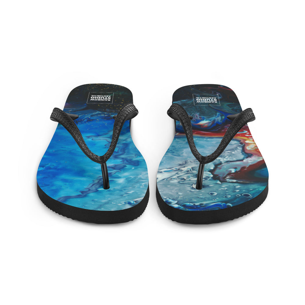 Gold Tooth Rainbow Brand Flip-Flops