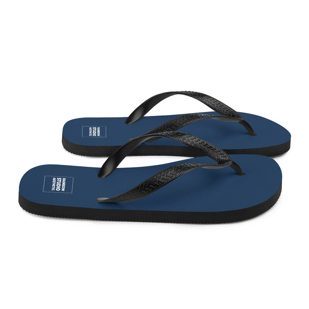 In the Navy Rainbow Brand Flip-Flops
