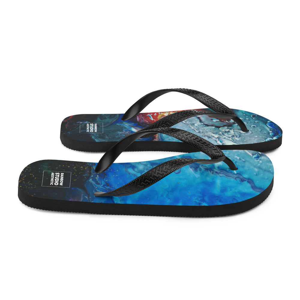 Gold Tooth Rainbow Brand Flip-Flops