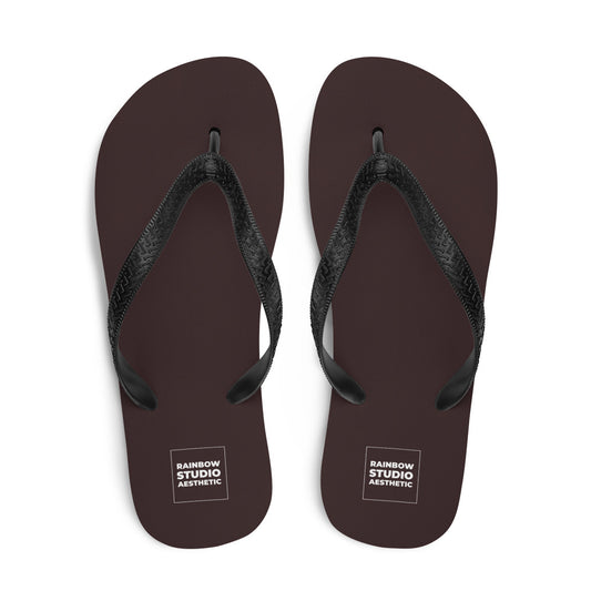 Chocolate Brown Rainbow Brand Flip-Flops