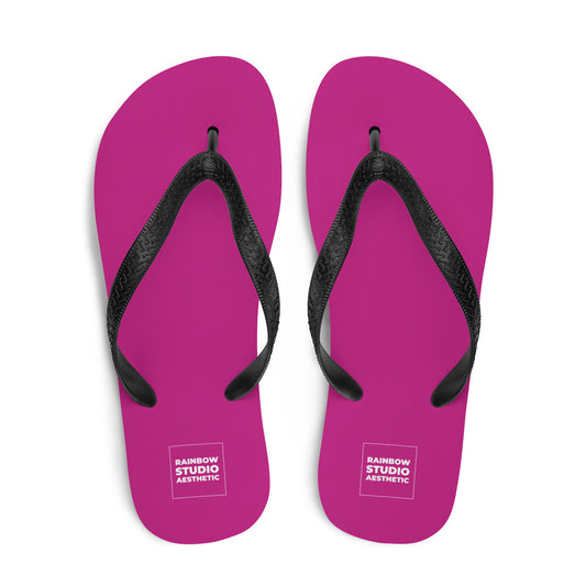 Fabulous Fuchsia Rainbow Brand Flip-Flops